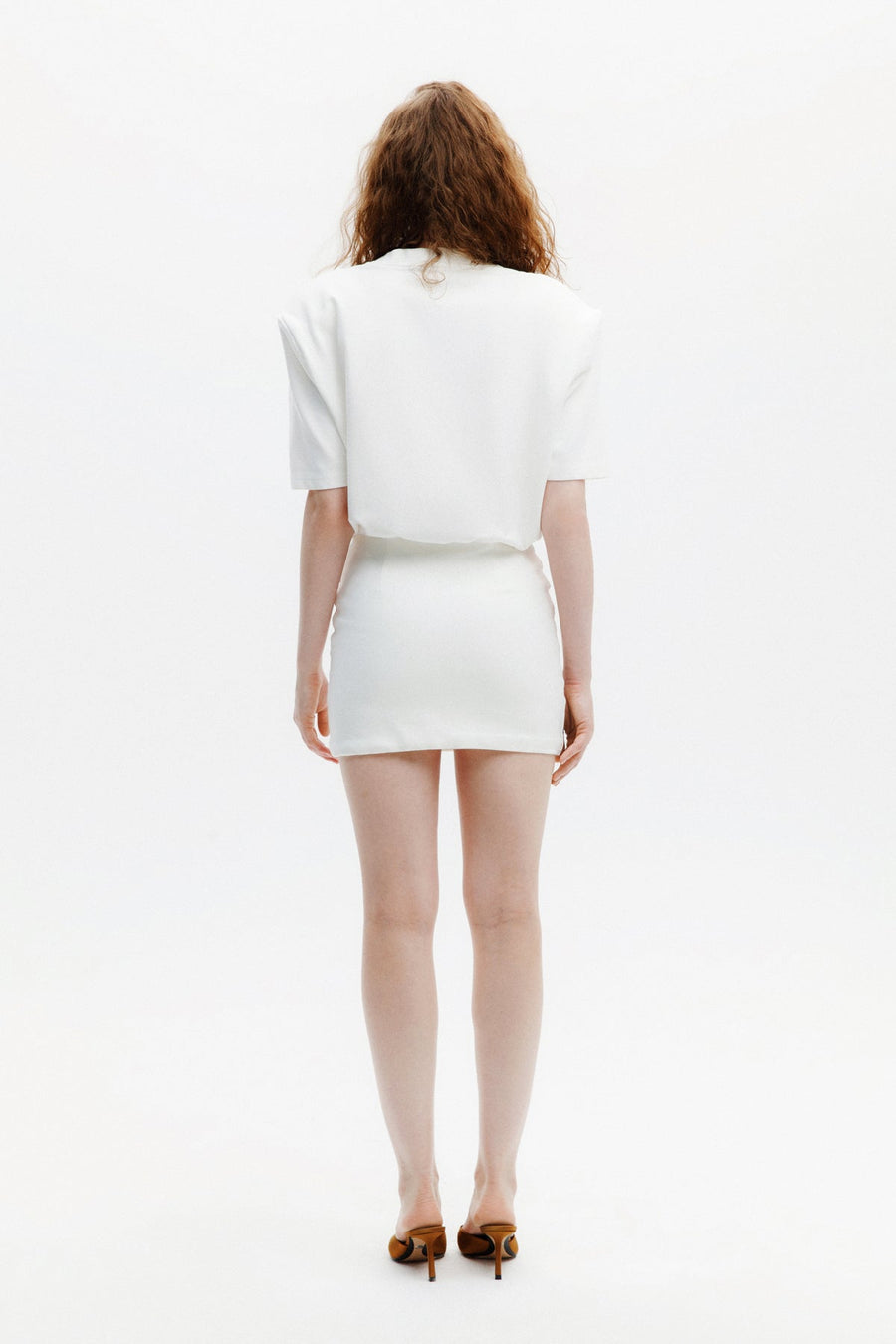 MIU T-SHIRT DRESS / WHITE