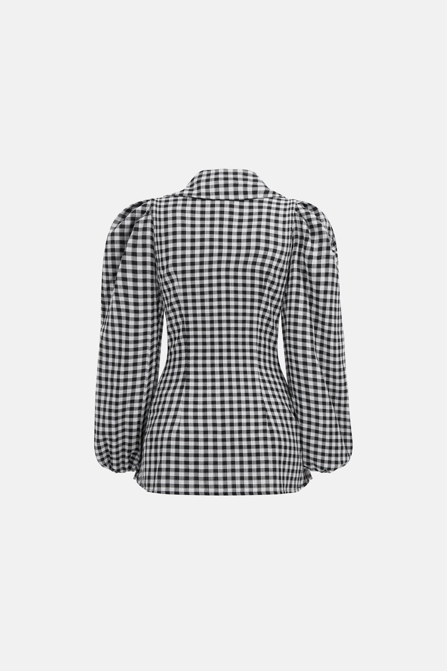 KATE SHIRT / BLACK AND WHITE PLAIDED