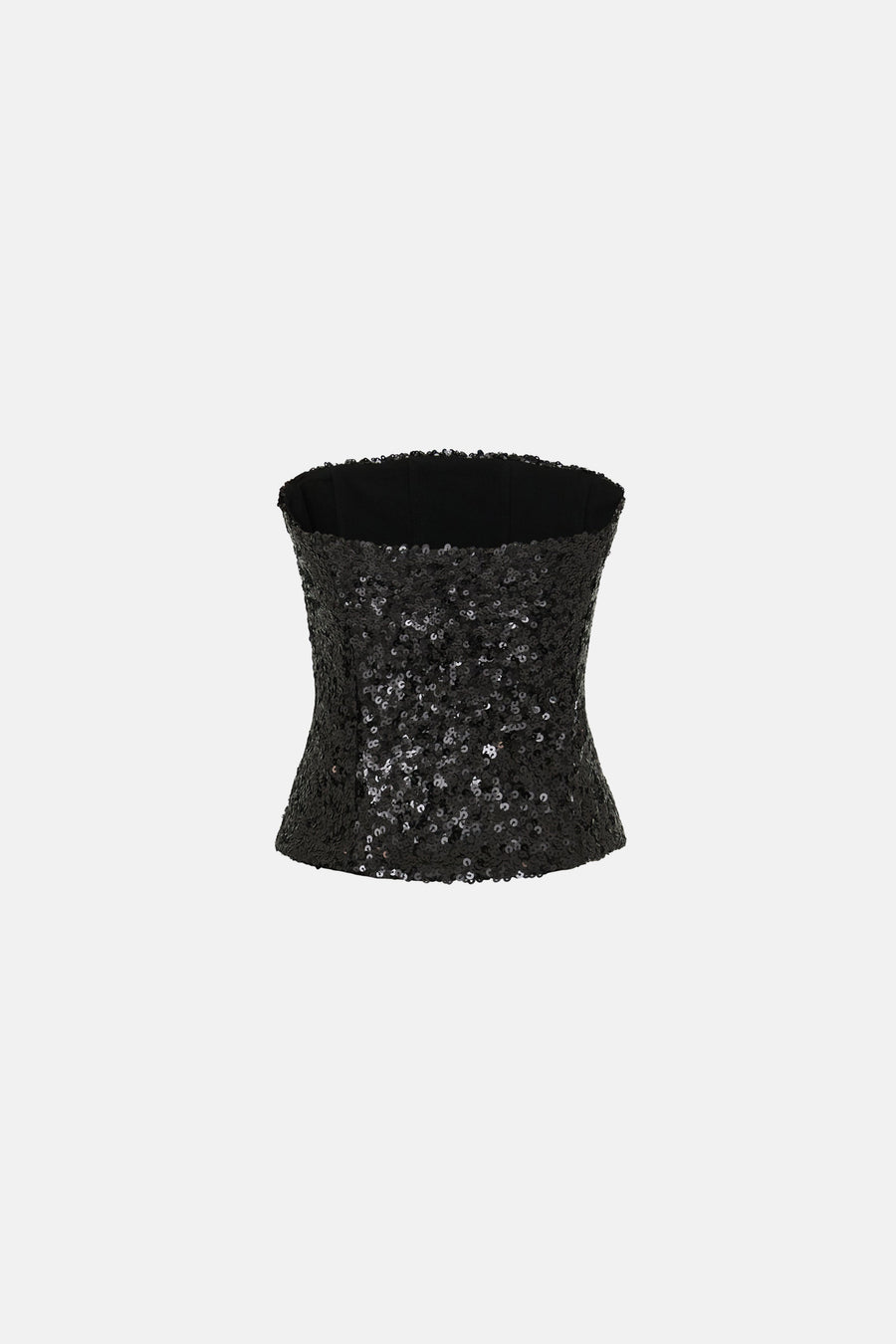 ALLURE BUSTIER / BLACK SEQUINED