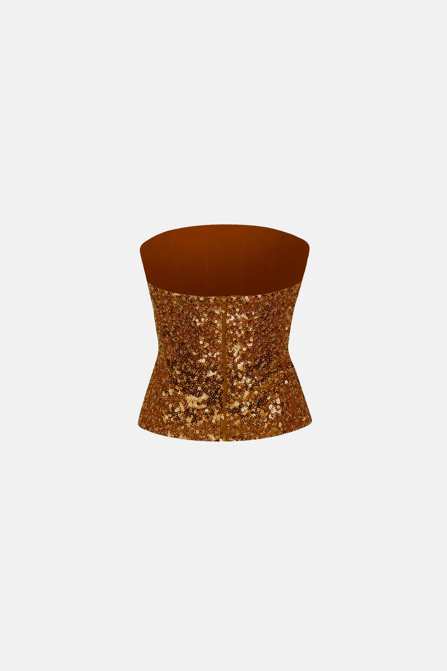 ALLURE BUSTIER / BRONZE SEQUINED