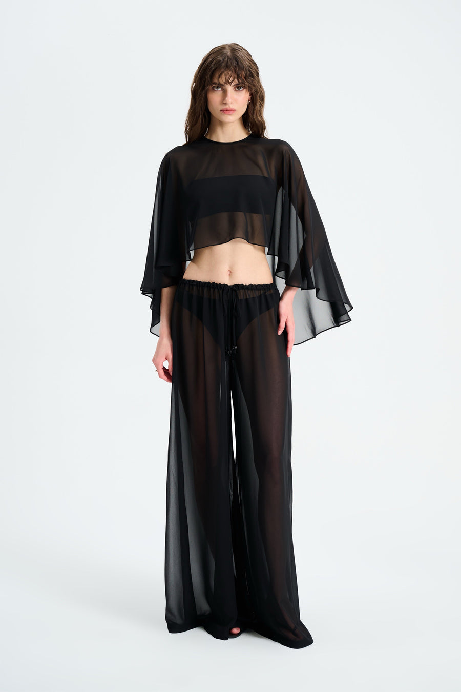 SUMMER CAPE / BLACK