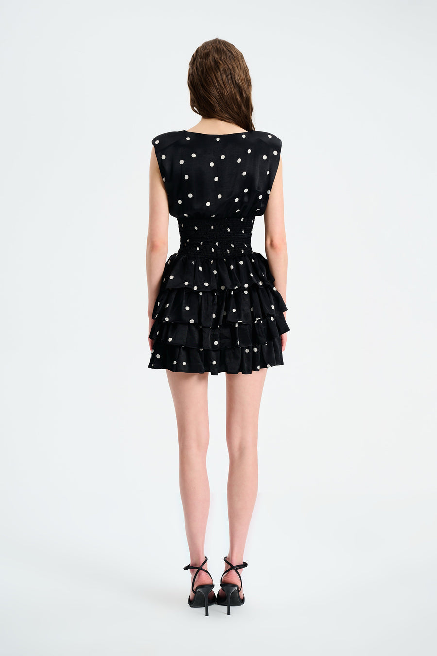 COCO DRESS / BLACK POLKA DOT