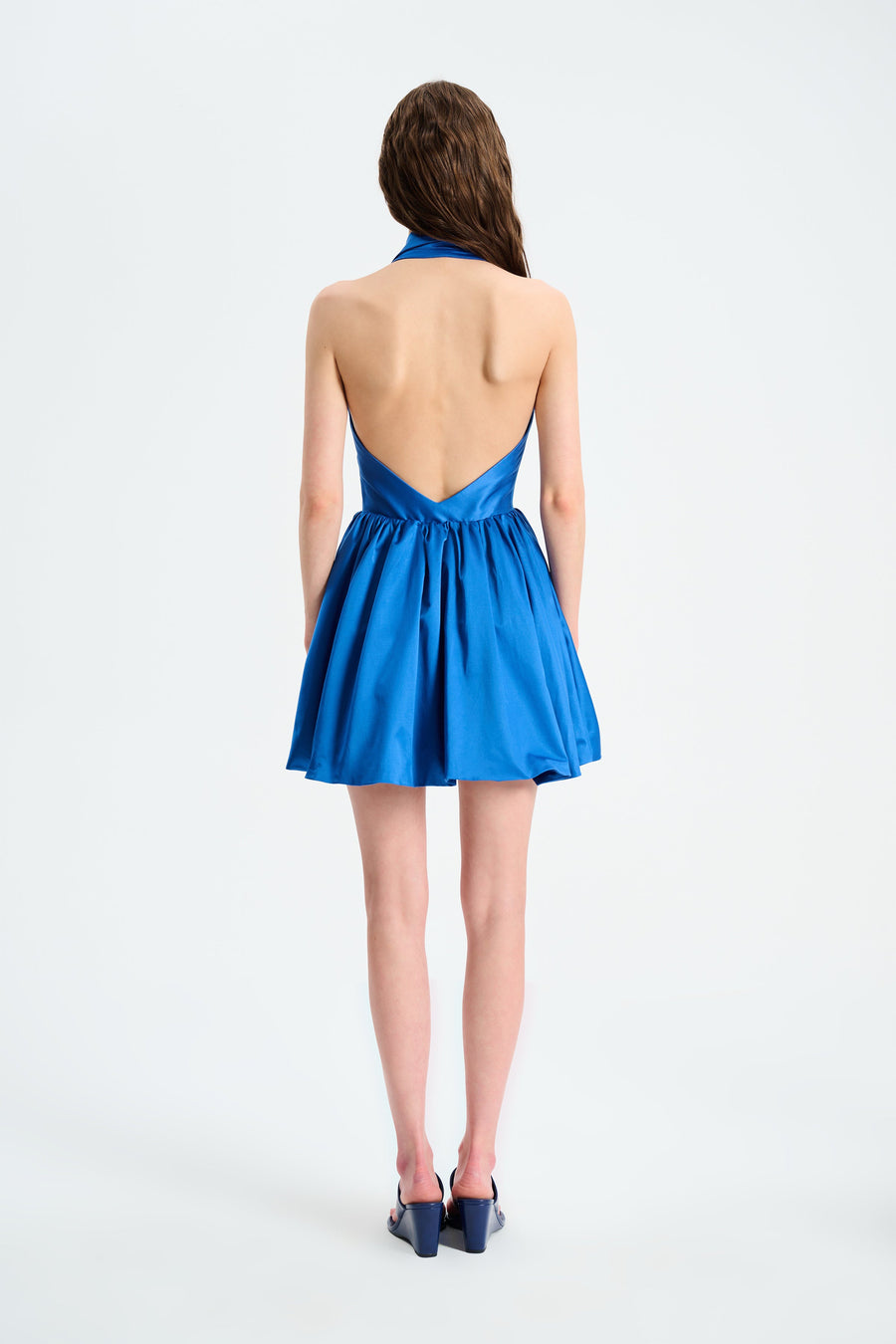 SUNRAY MINI DRESS / BLUE