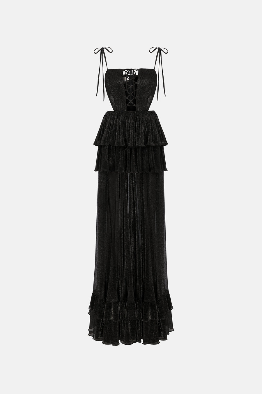 ARIA DRESS / BLACK SPARKLED