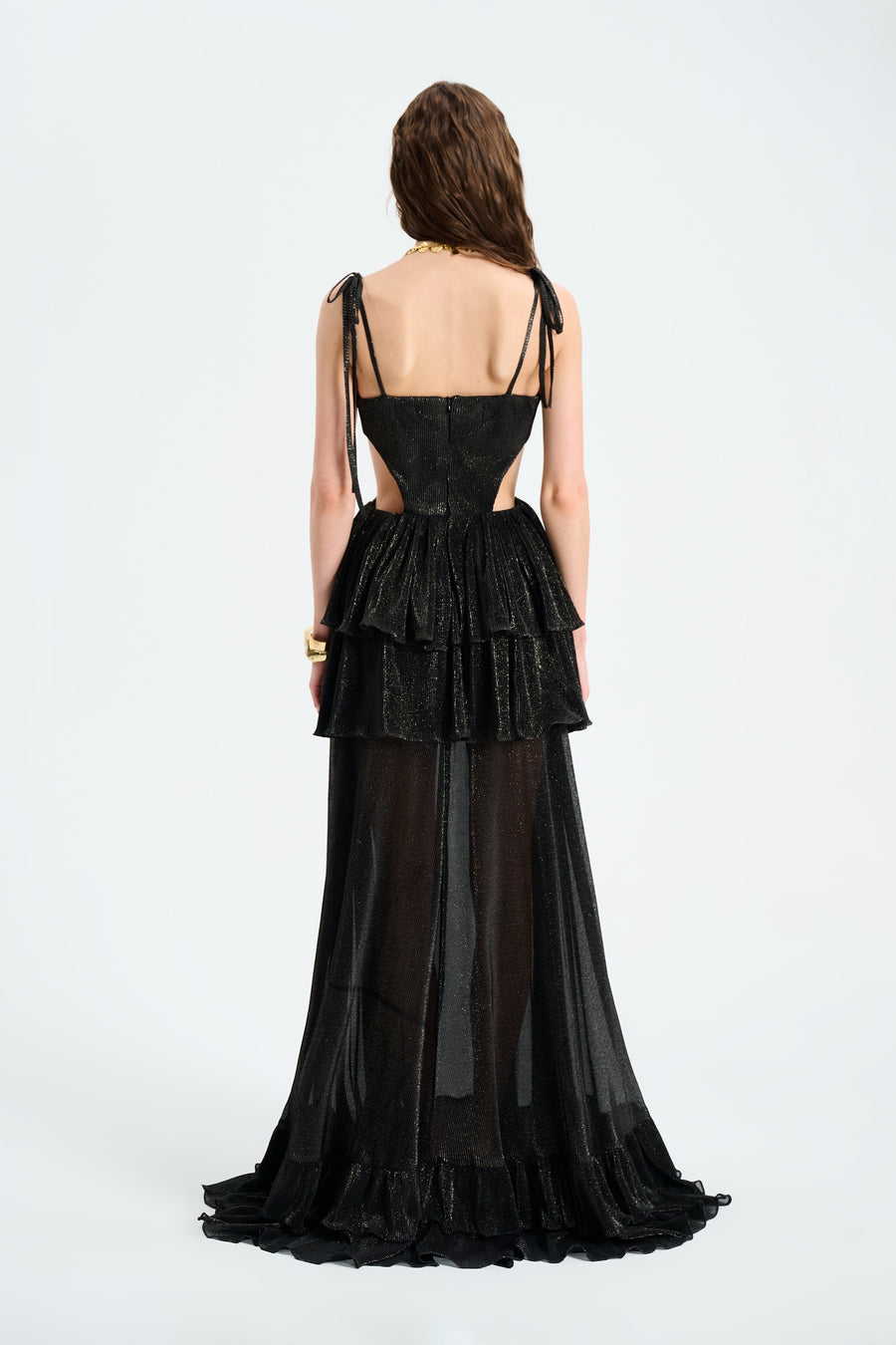 ARIA DRESS / BLACK SPARKLED