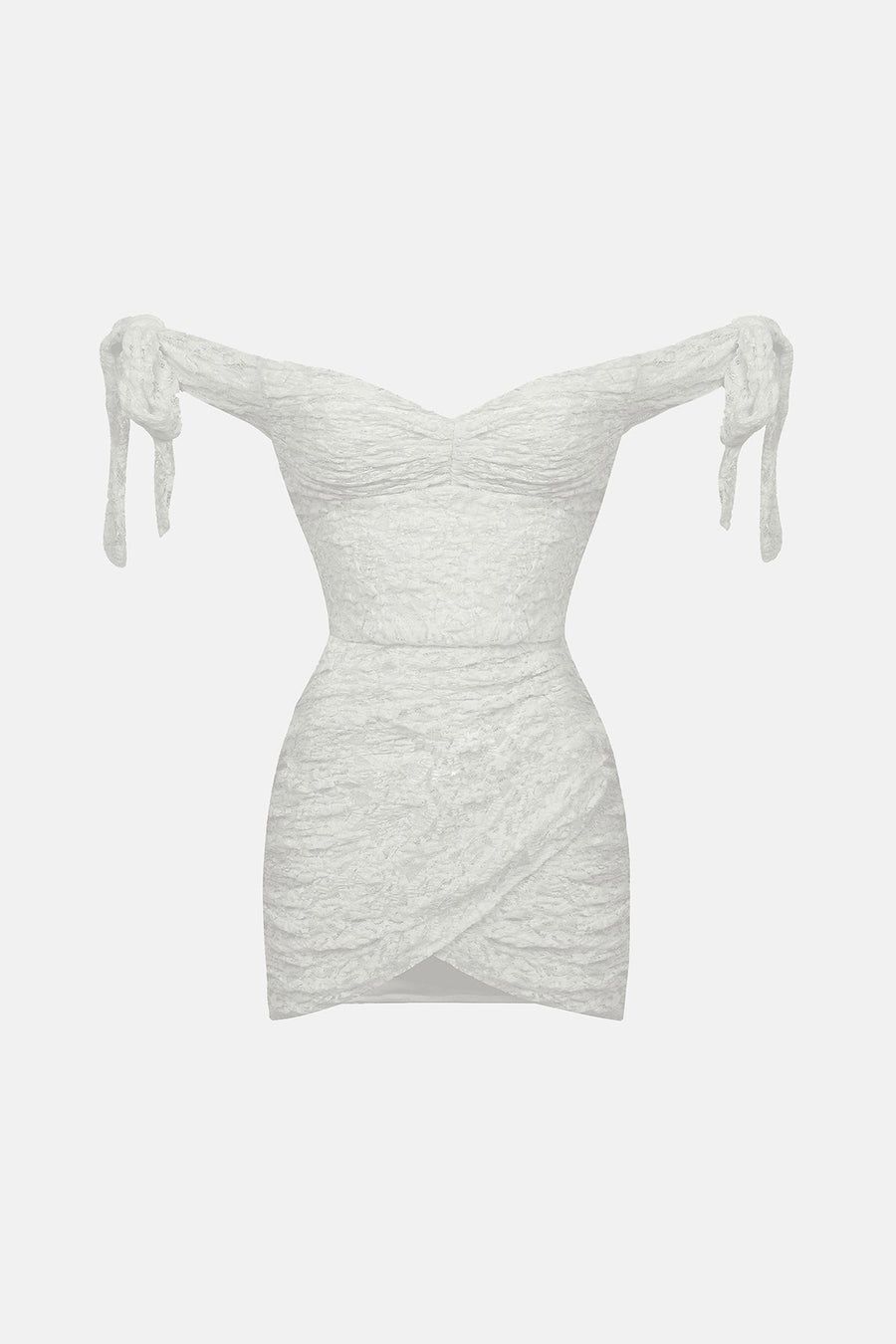 NYLA LACE DRESS / ECRU