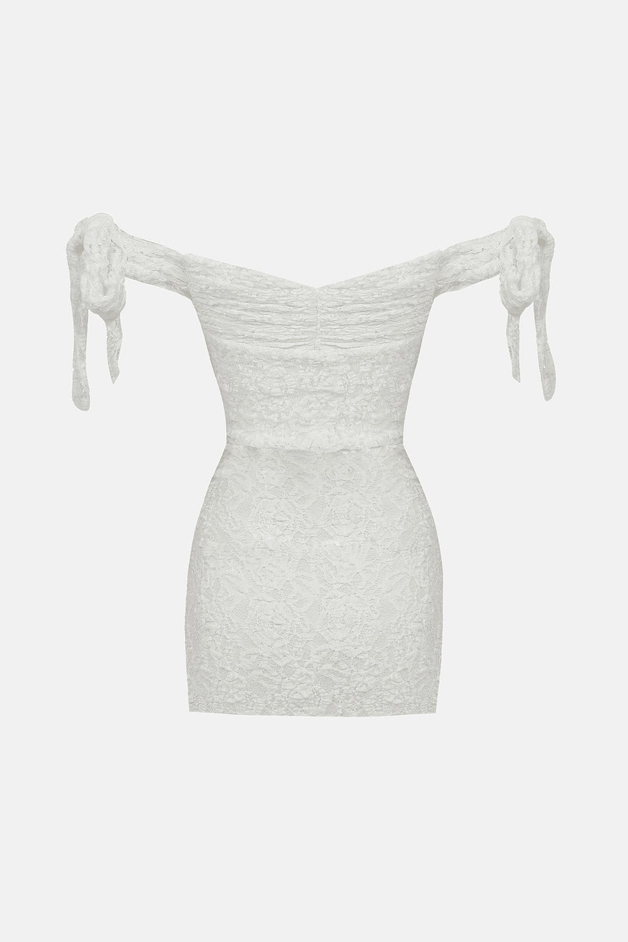 NYLA LACE DRESS / ECRU