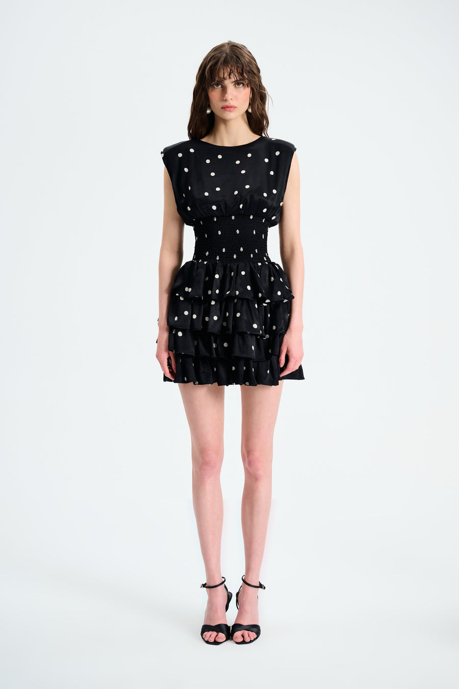 COCO DRESS / BLACK POLKA DOT
