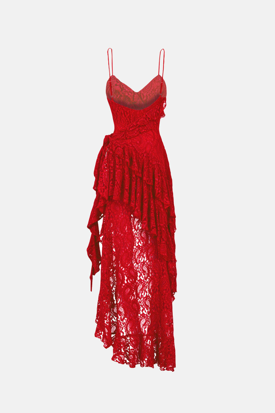 CARMEN LACE DRESS / RED