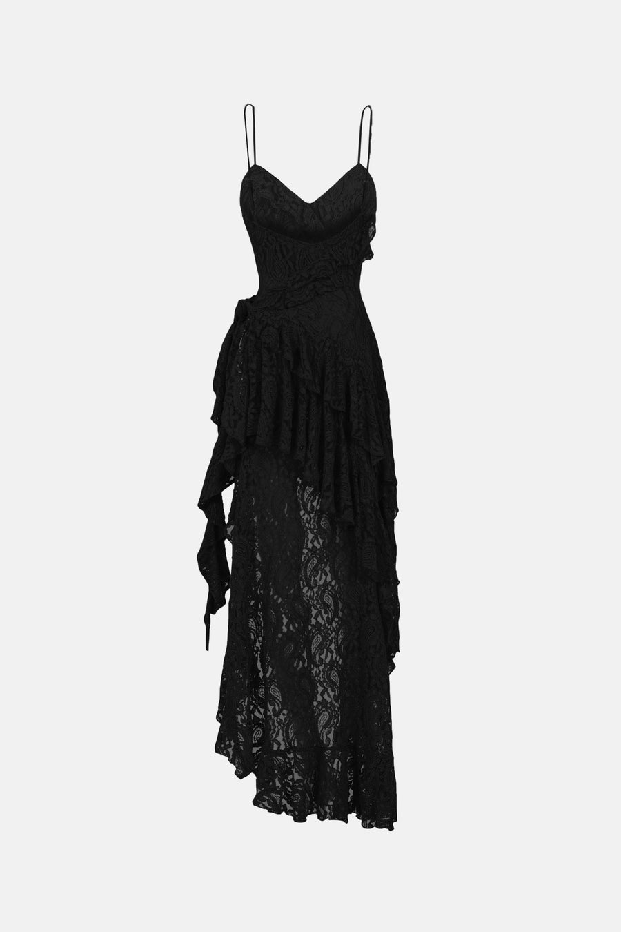 CARMEN LACE DRESS / BLACK