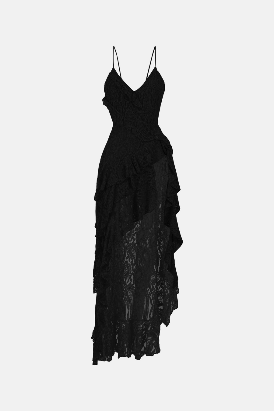 CARMEN LACE DRESS / BLACK