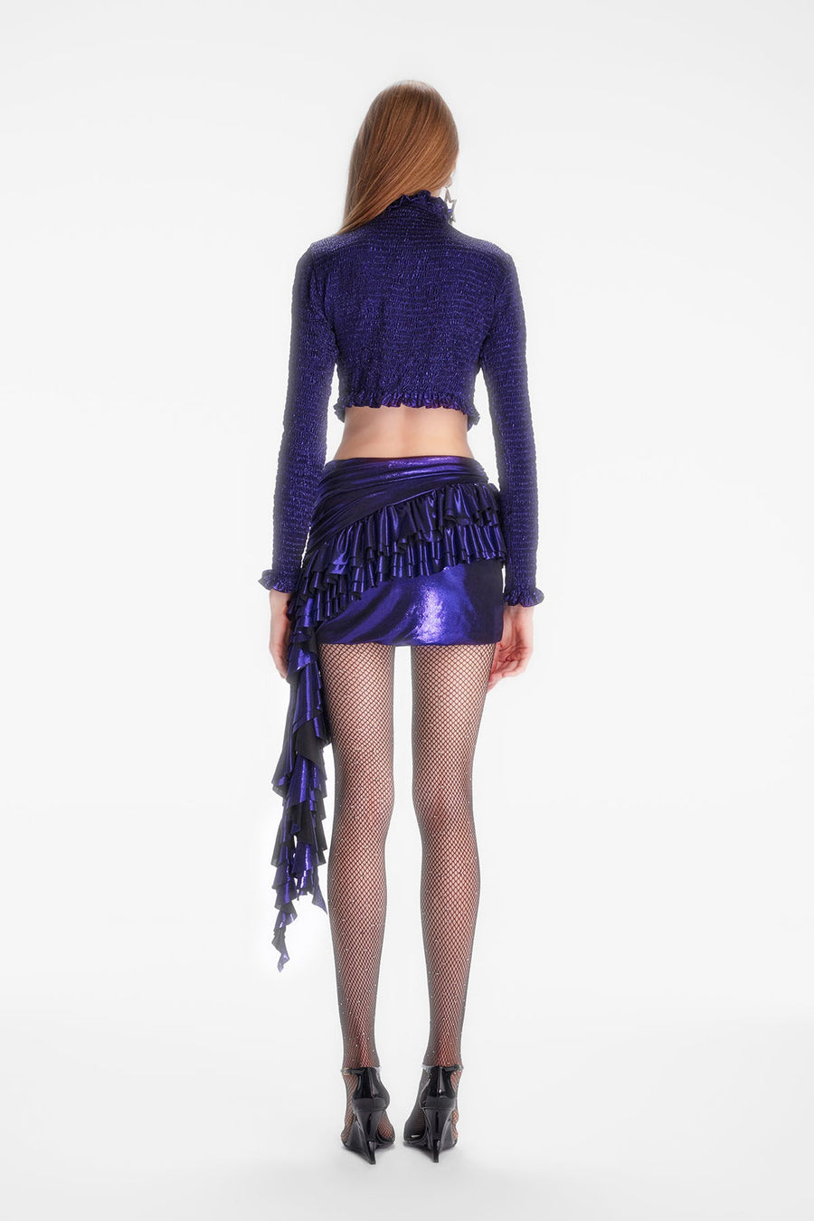 CARMEN SKIRT / SHINY PURPLE