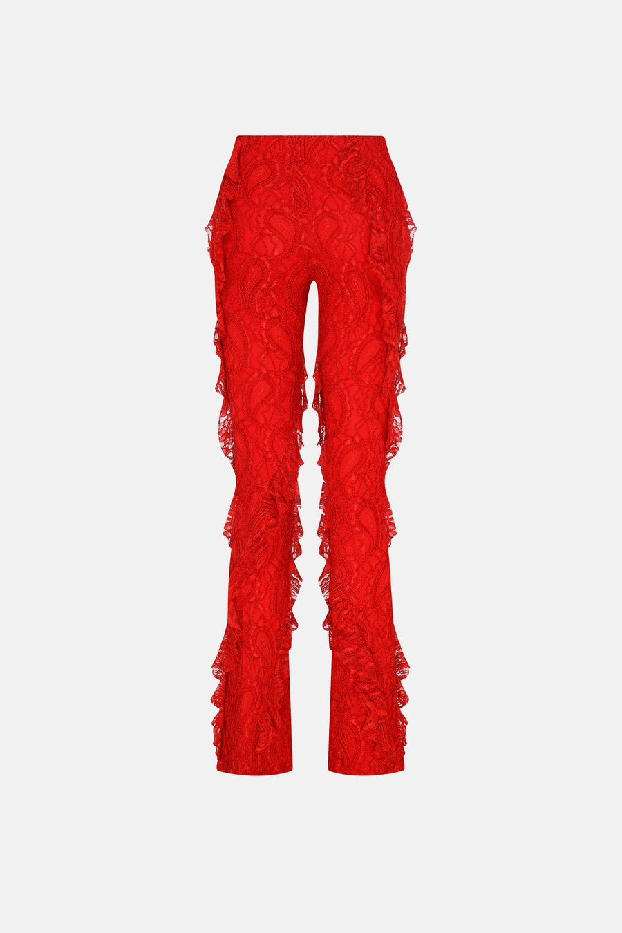 CARMEN TROUSERS / RED LACE