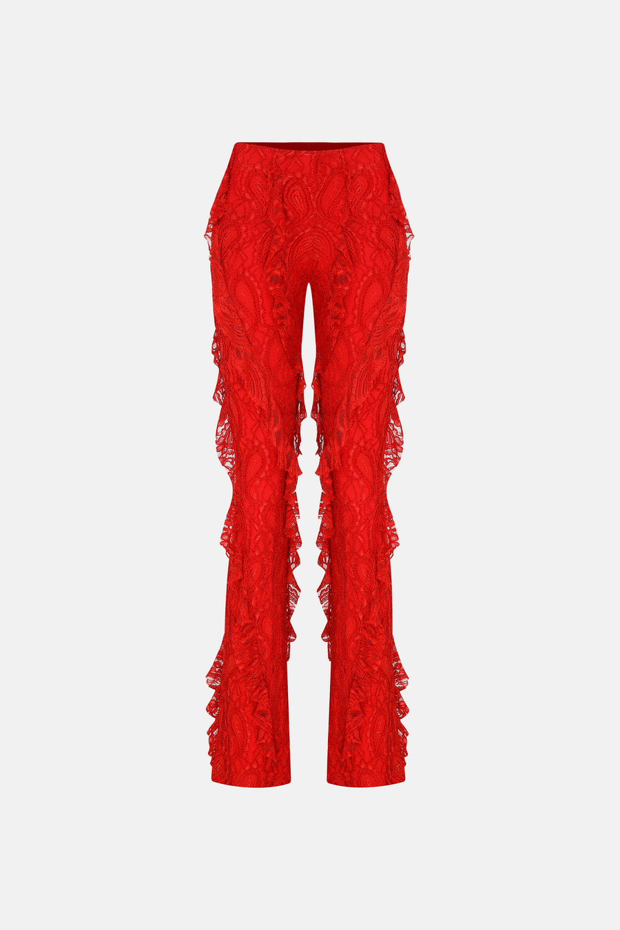 CARMEN TROUSERS / RED LACE