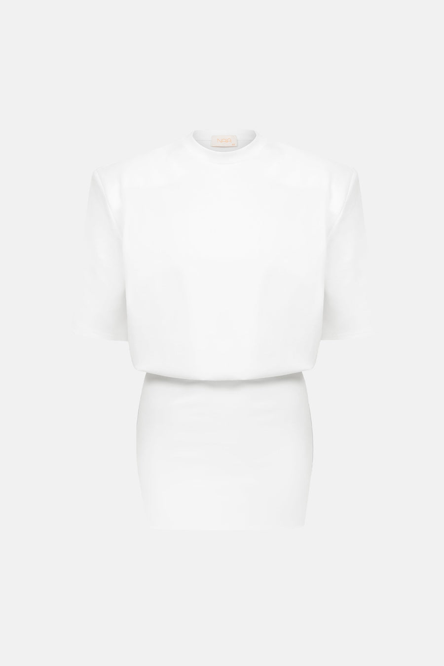 MIU T-SHIRT DRESS / WHITE