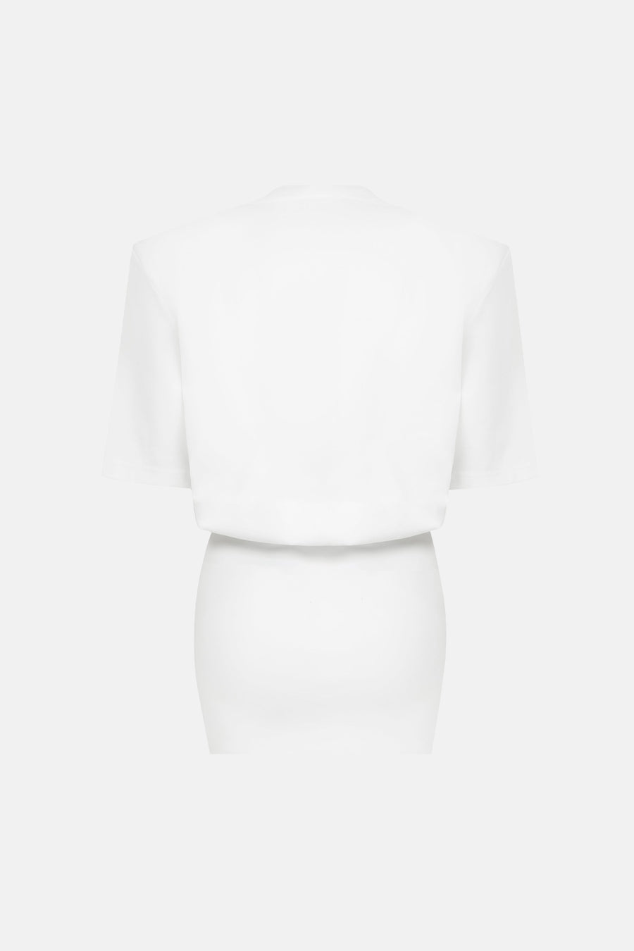 MIU T-SHIRT DRESS / WHITE