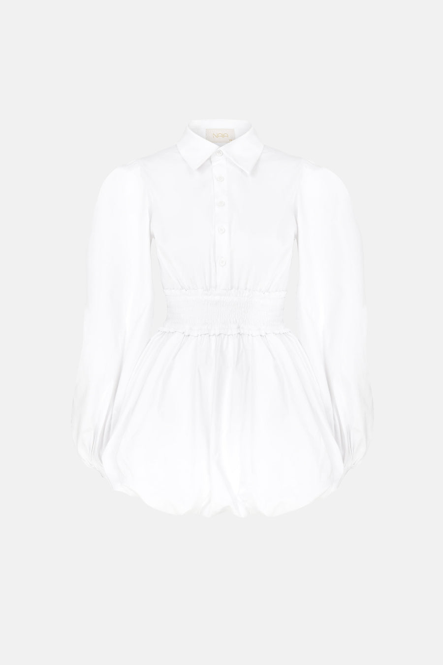 MALLORY SHIRT DRESS / WHITE