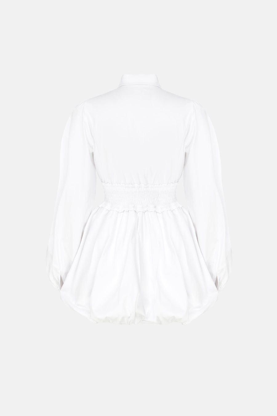 MALLORY SHIRT DRESS / WHITE