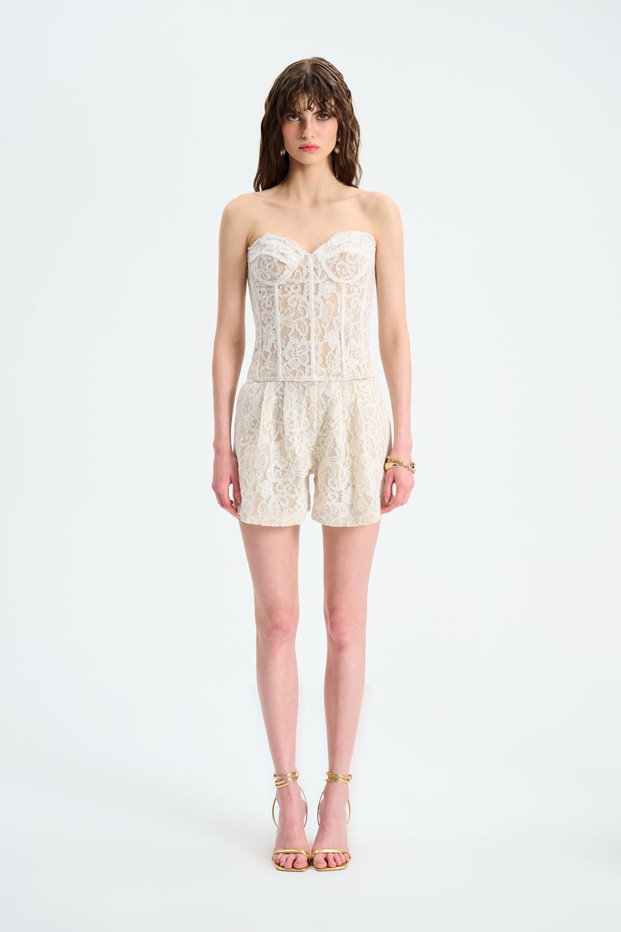 GRACE SHORTS / ECRU LACE