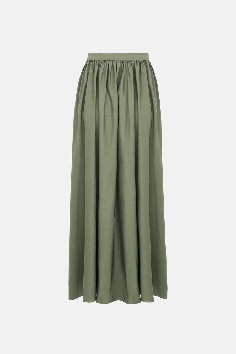 AVA MAXI SKIRT / GREEN