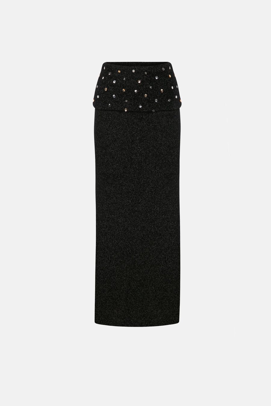 LENA SKIRT / BLACK STONED