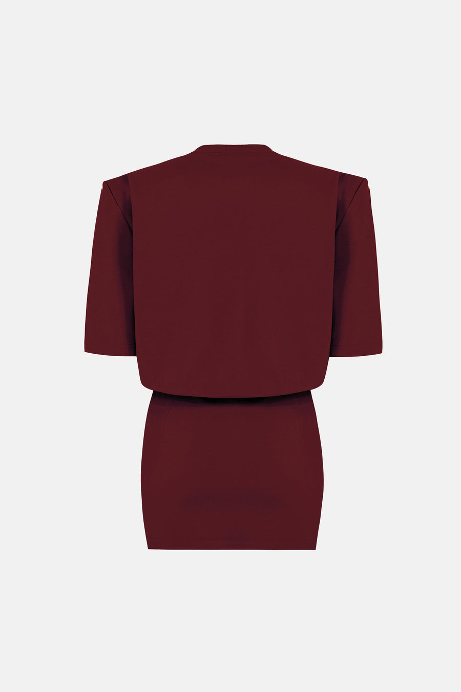 MIU T-SHIRT DRESS / MAROON