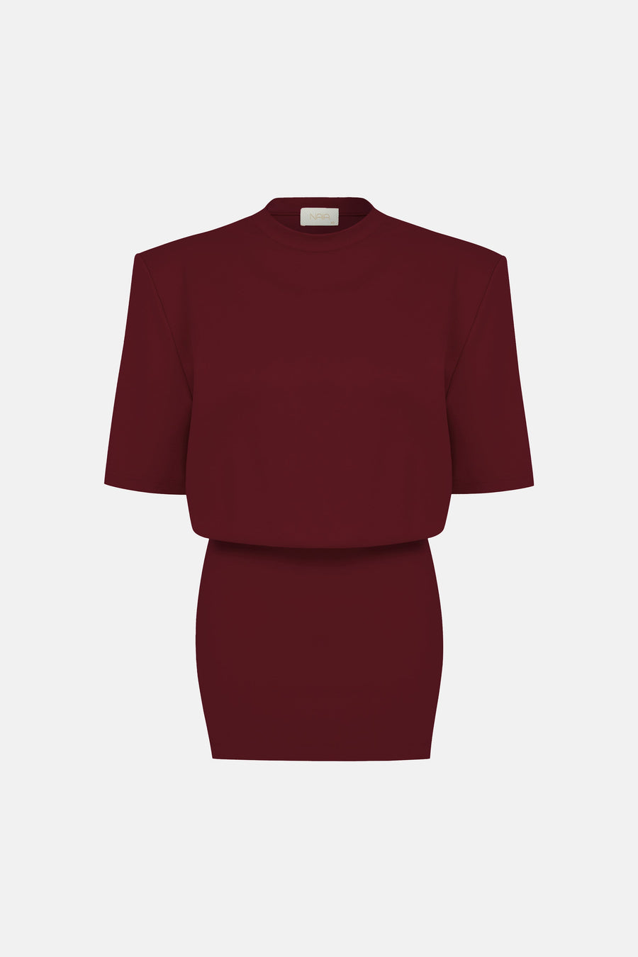 MIU T-SHIRT DRESS / MAROON