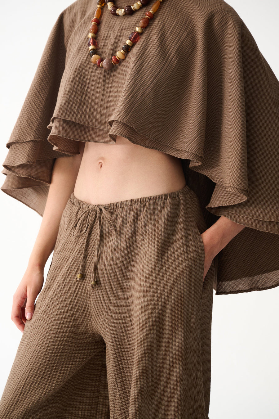 HEAVEN CAPE / BROWN
