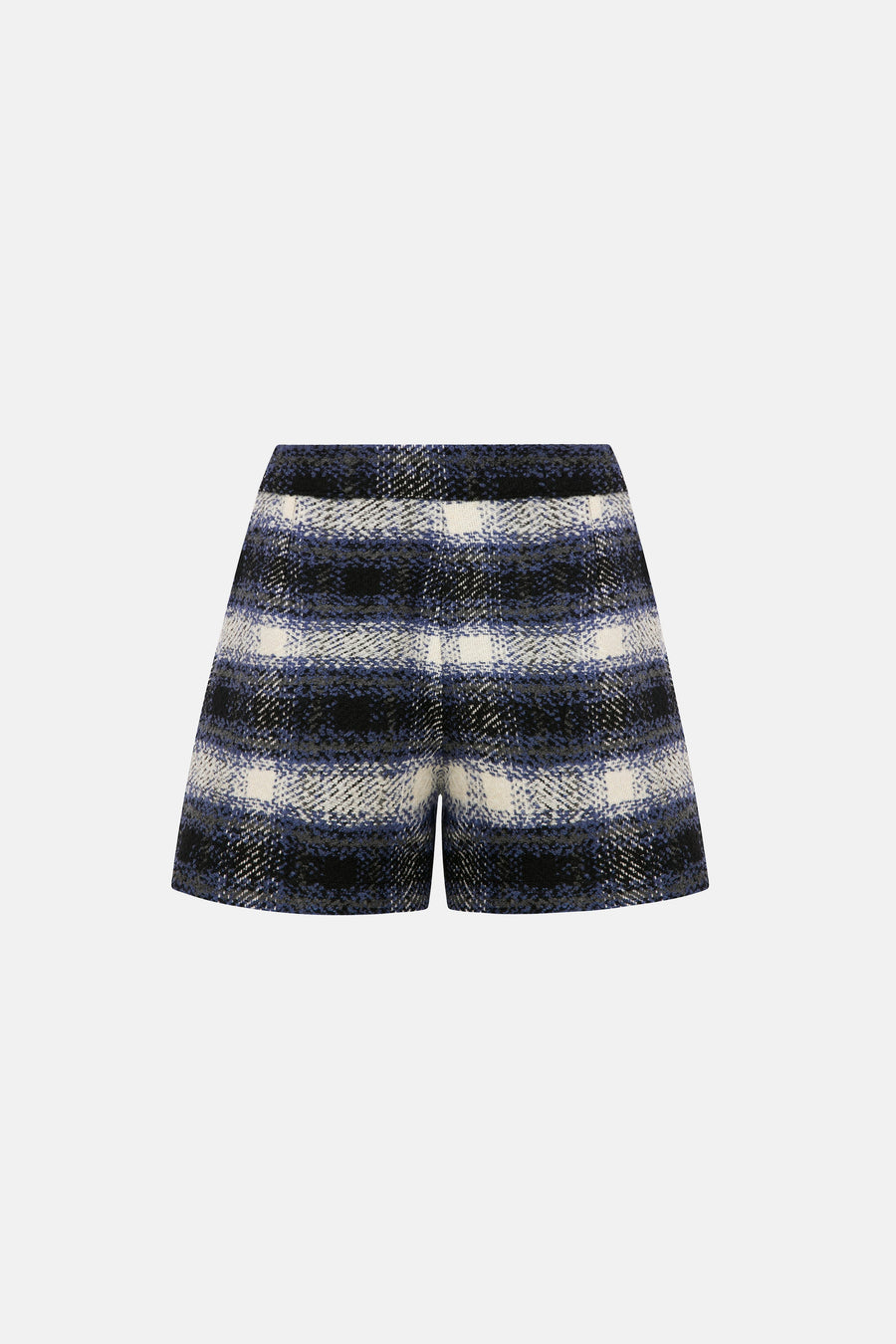 GRACE SHORTS / NAVY BLUE PLAID