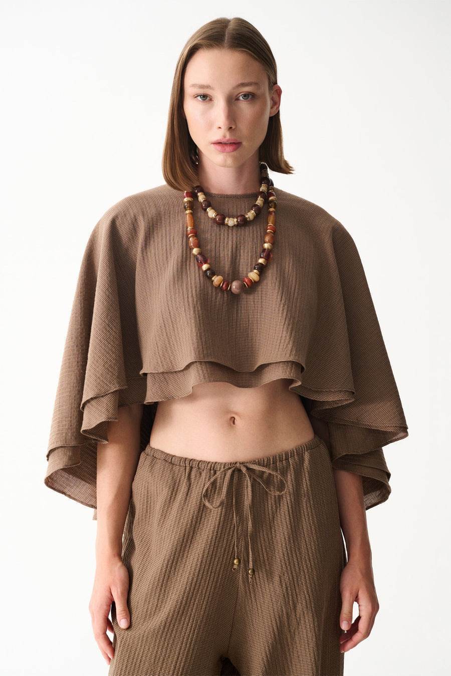 HEAVEN CAPE / BROWN