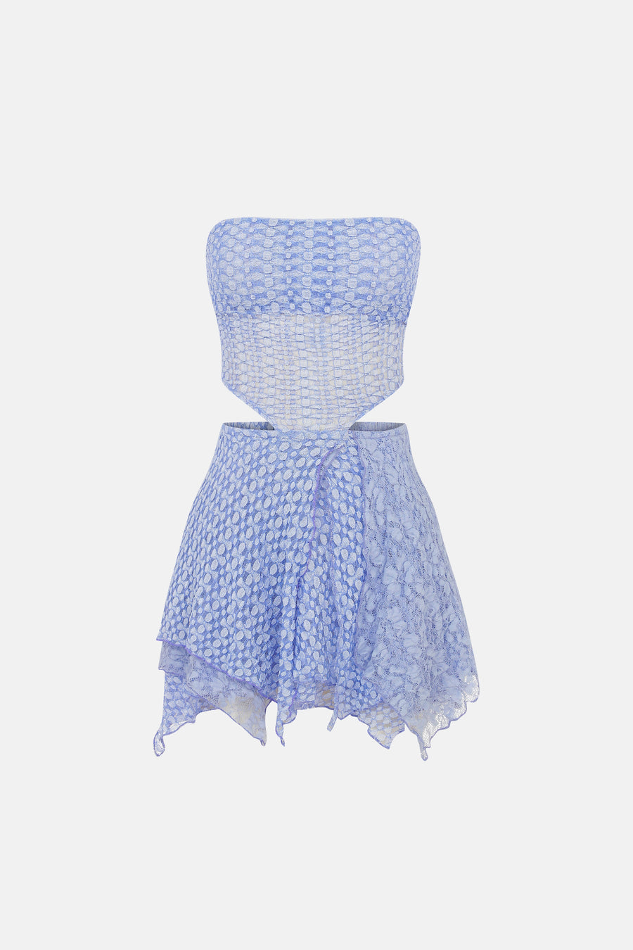 HAREBELL LACE DRESS / LILAC FLOWERED