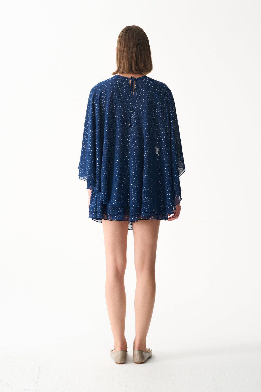 HEAVEN CAPE / SHINY NAVY BLUE