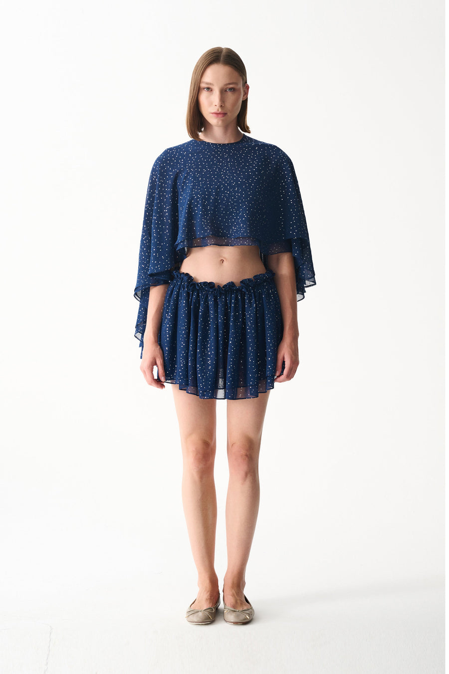 HEAVEN CAPE / SHINY NAVY BLUE