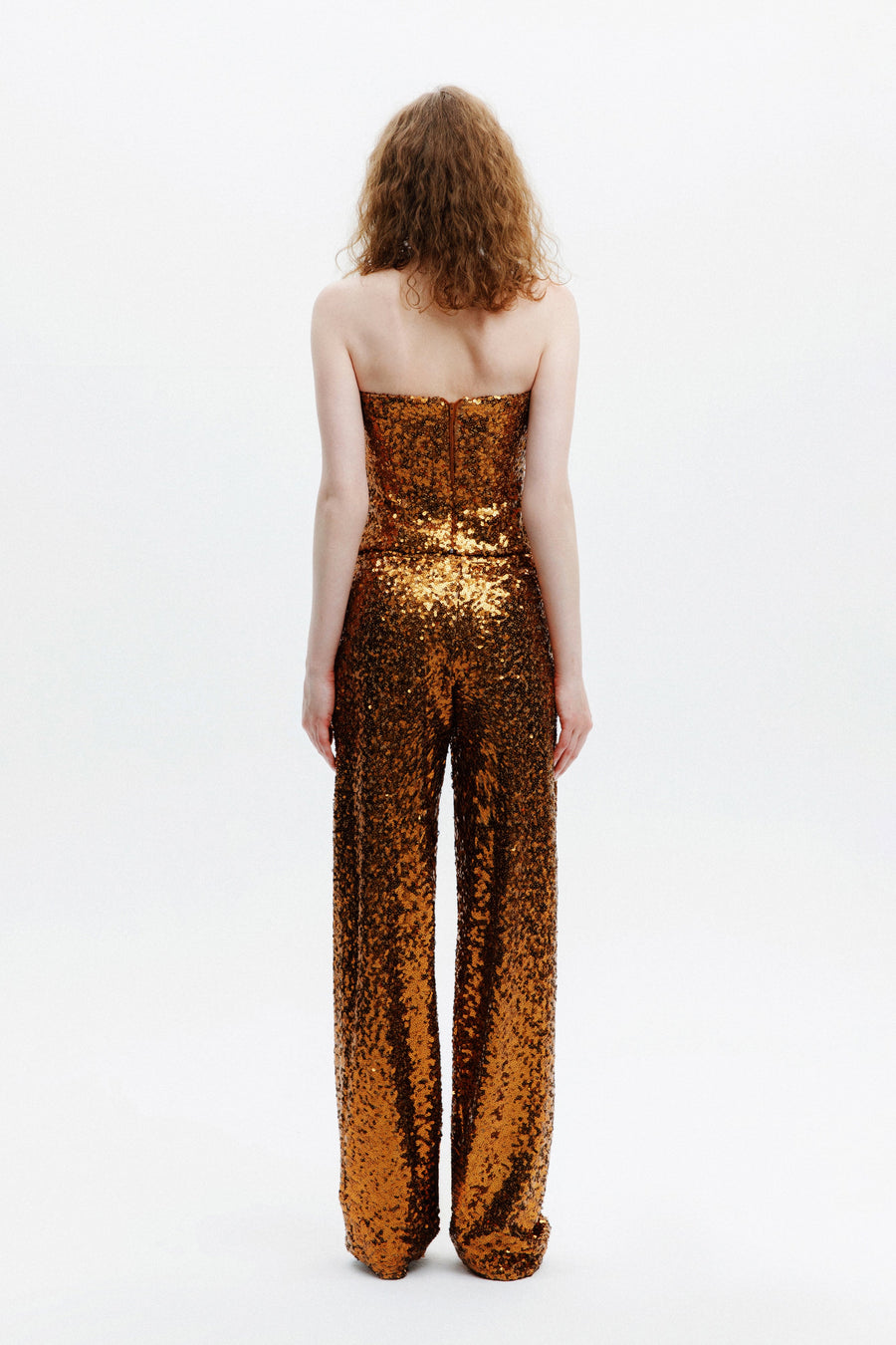 ALLURE BUSTIER / BRONZE SEQUINED