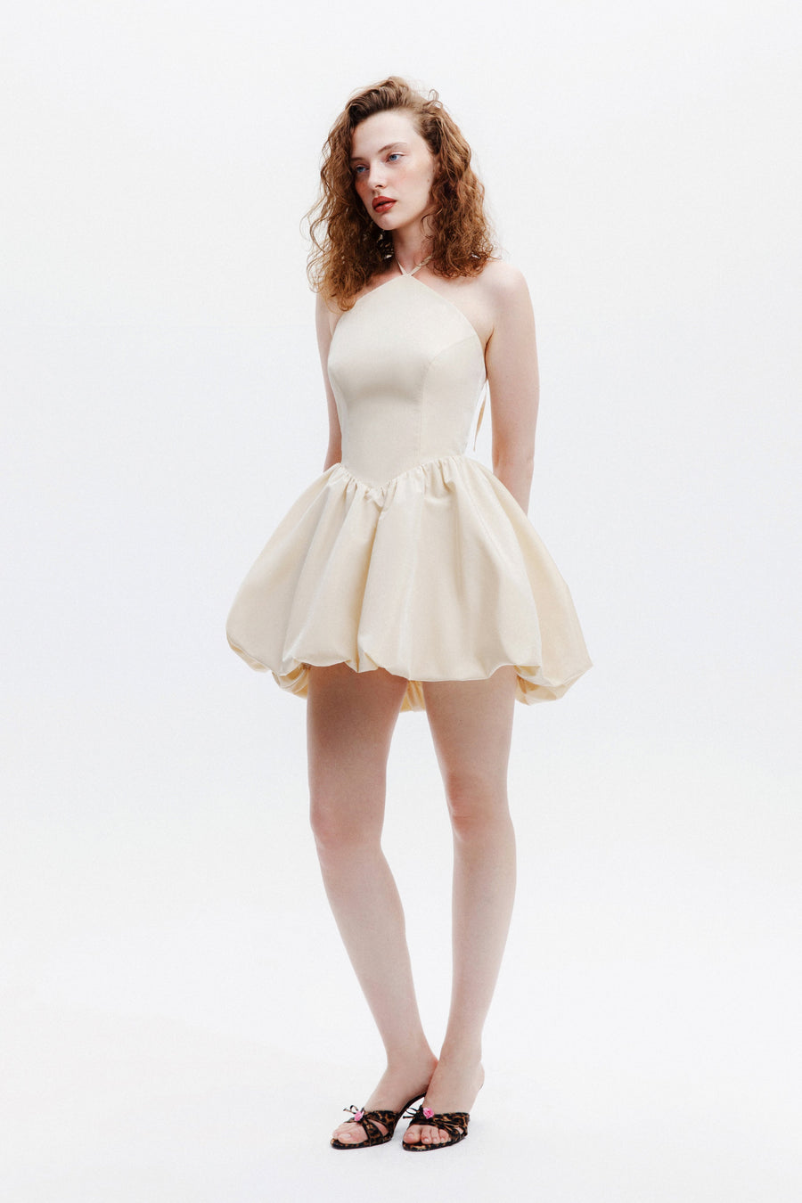 WINGS DRESS / BEIGE