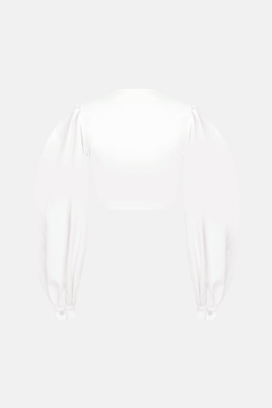 KIKI BALOON SLEEVED SHIRT / WHITE