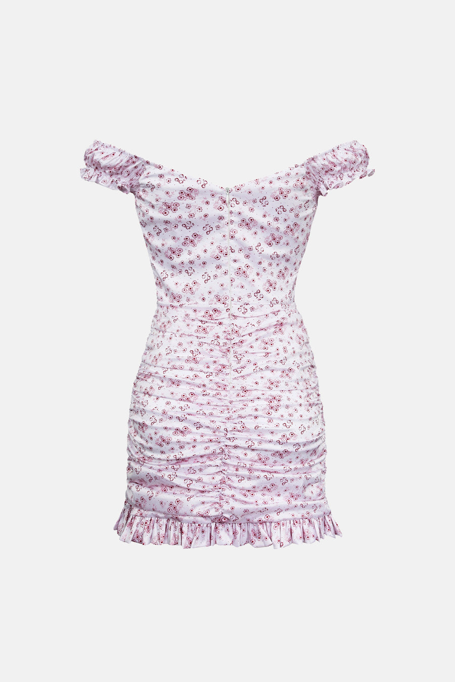 Lily Dress / White Pink Flower
