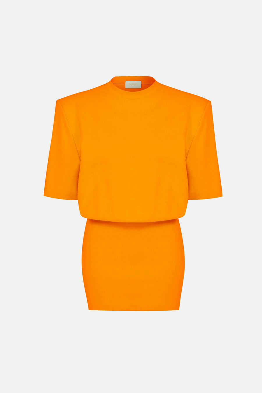 MIU T-SHIRT DRESS / ORANGE