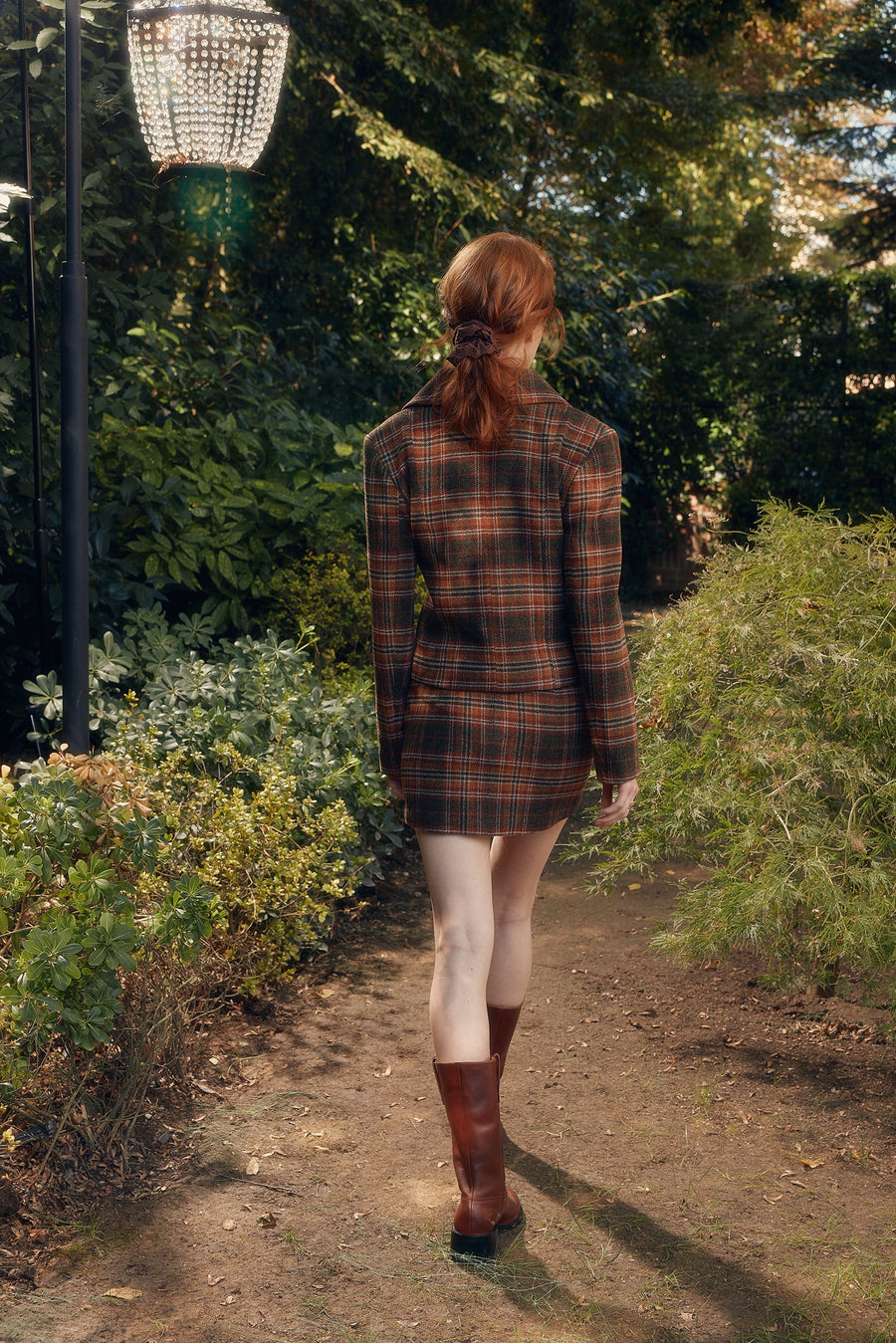 NANCY JACKET / BROWN PLAID