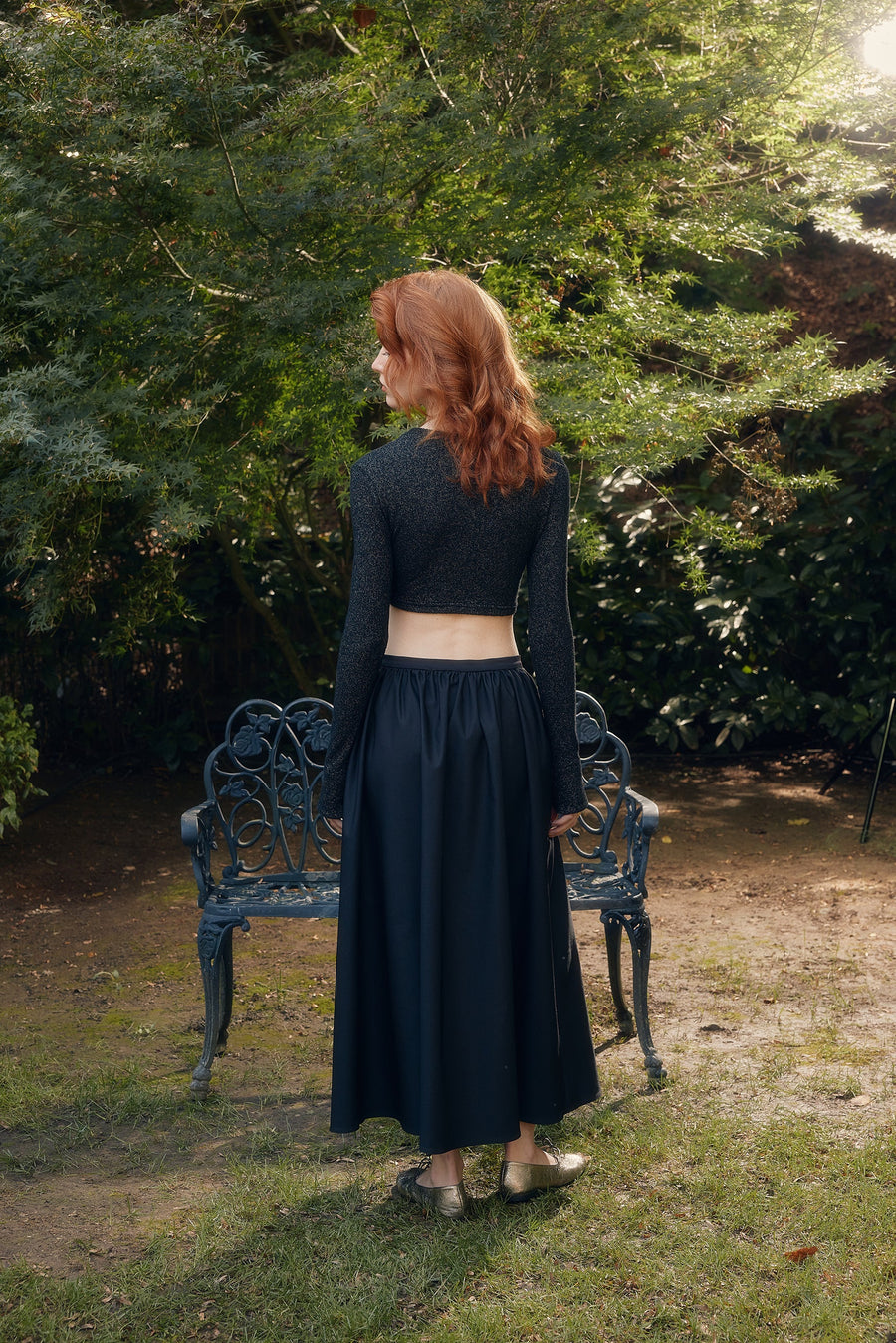 AVA MAXI SKIRT / BLACK