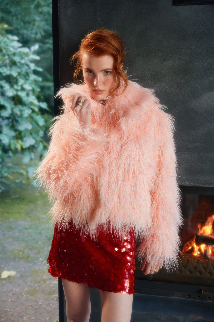 ALICE FUR / POWDER PINK