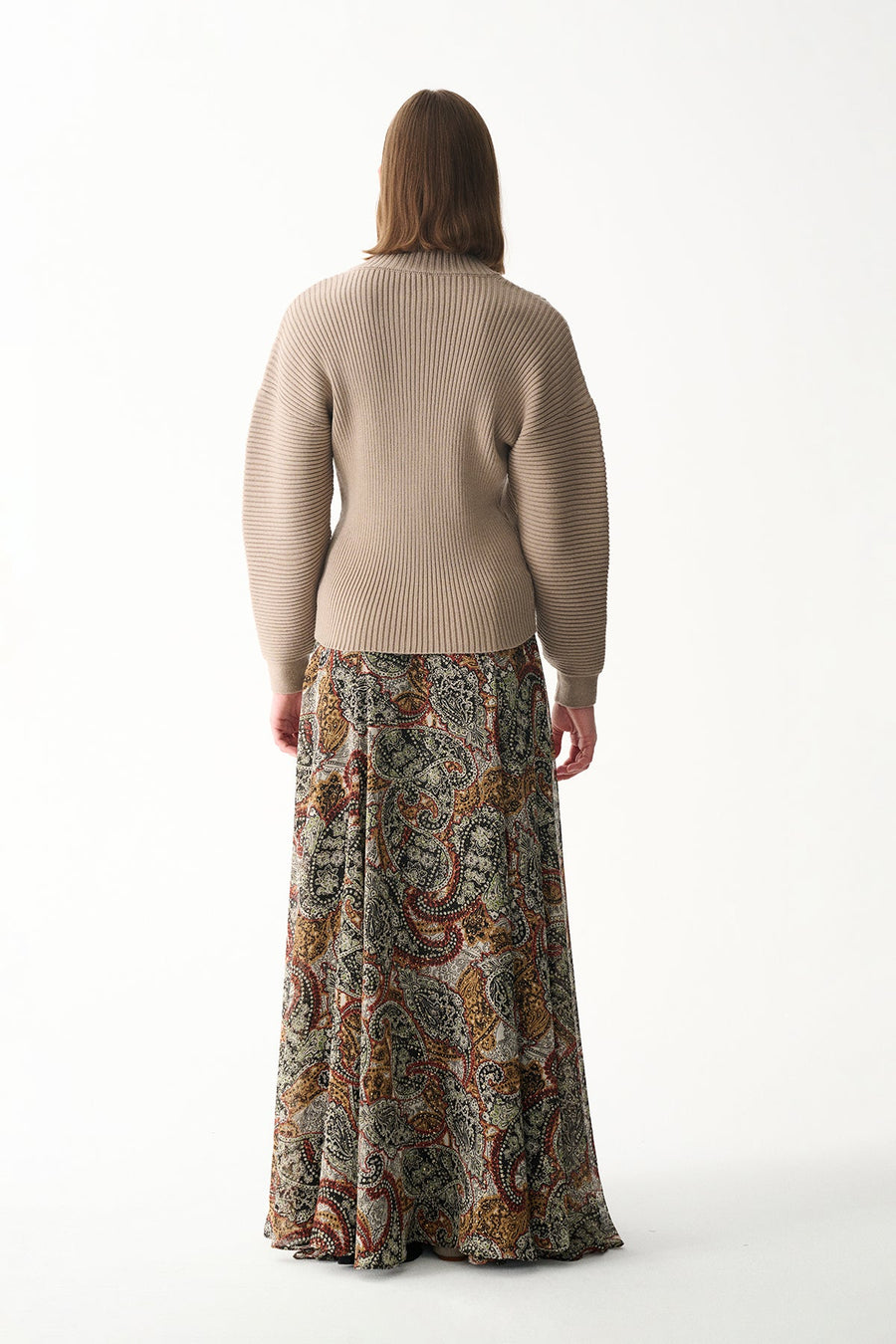 DONA KNIT SWEATER / STONE COLOR
