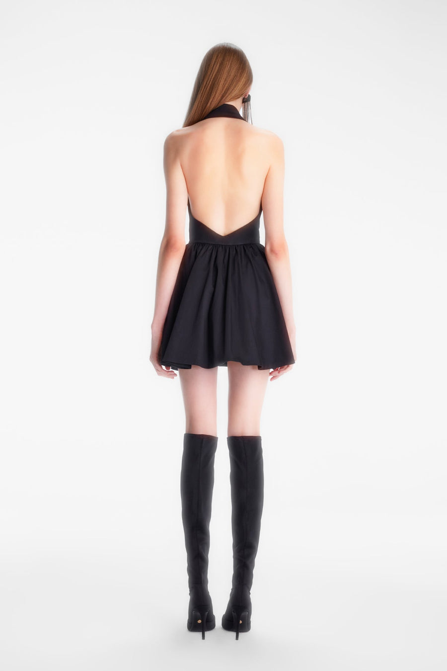 SUNRAY MINI DRESS / BLACK