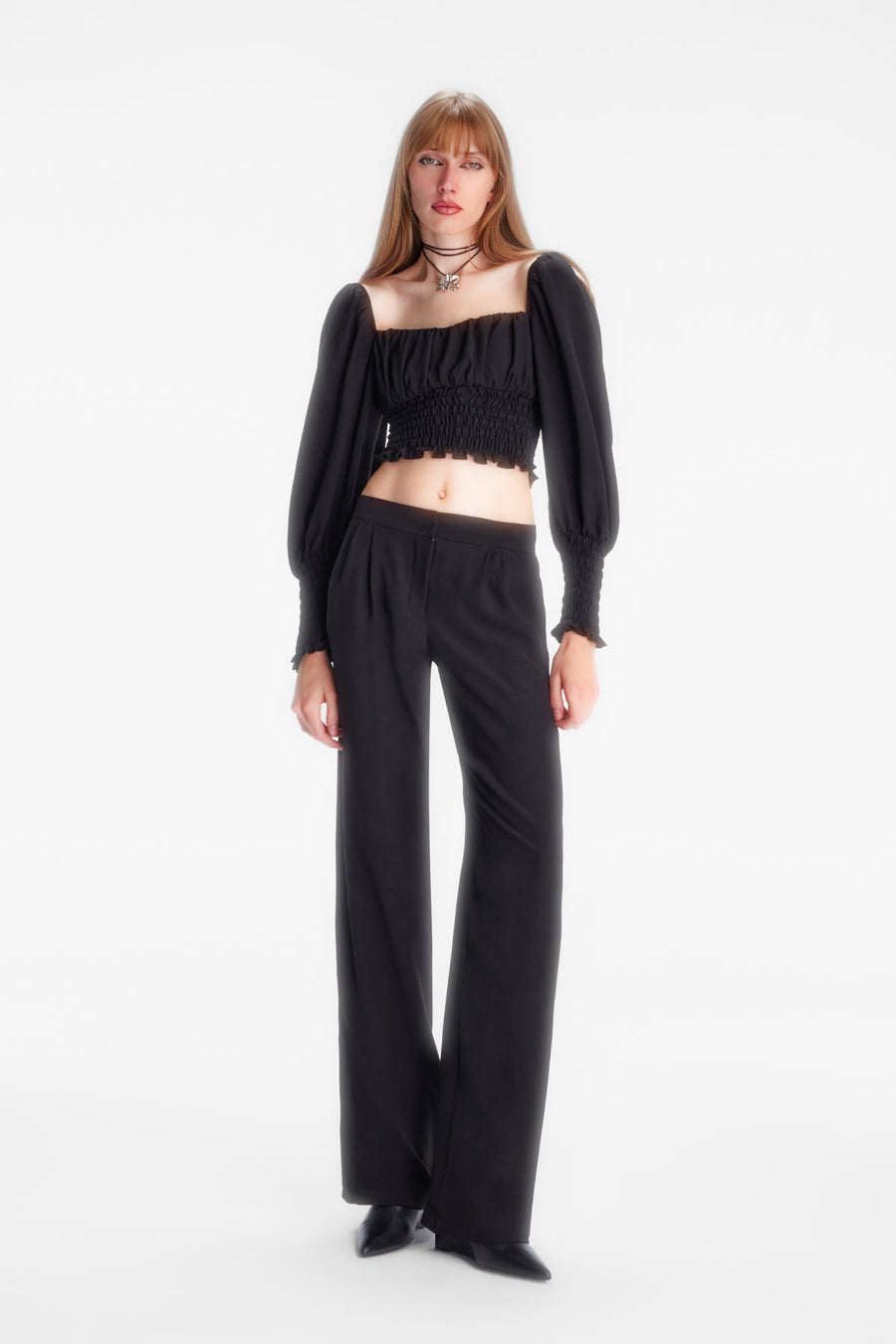 NOLINA TROUSERS / BLACK