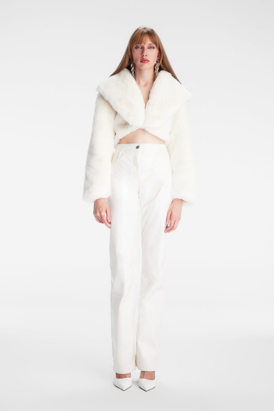 DIVA FUR COAT / WHITE