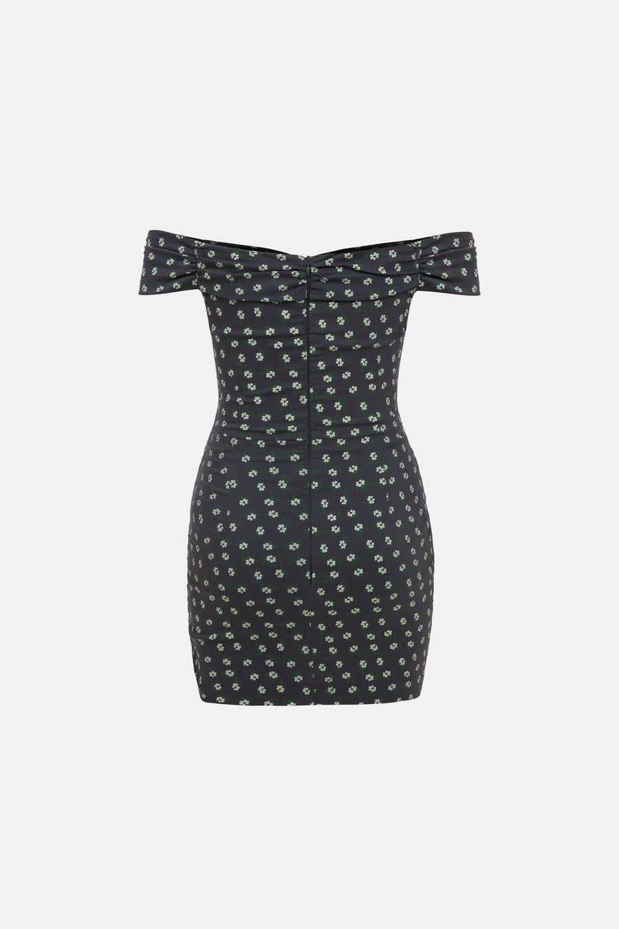 NYLA DRESS / NAVY BLUE PATTERNED