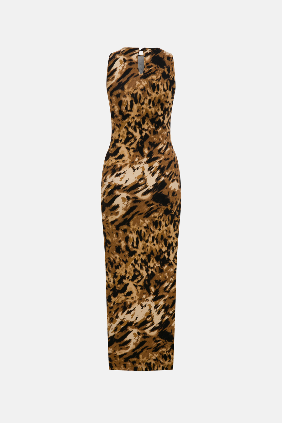 PARISA DRESS / BROWN LEOPARD PATTERN