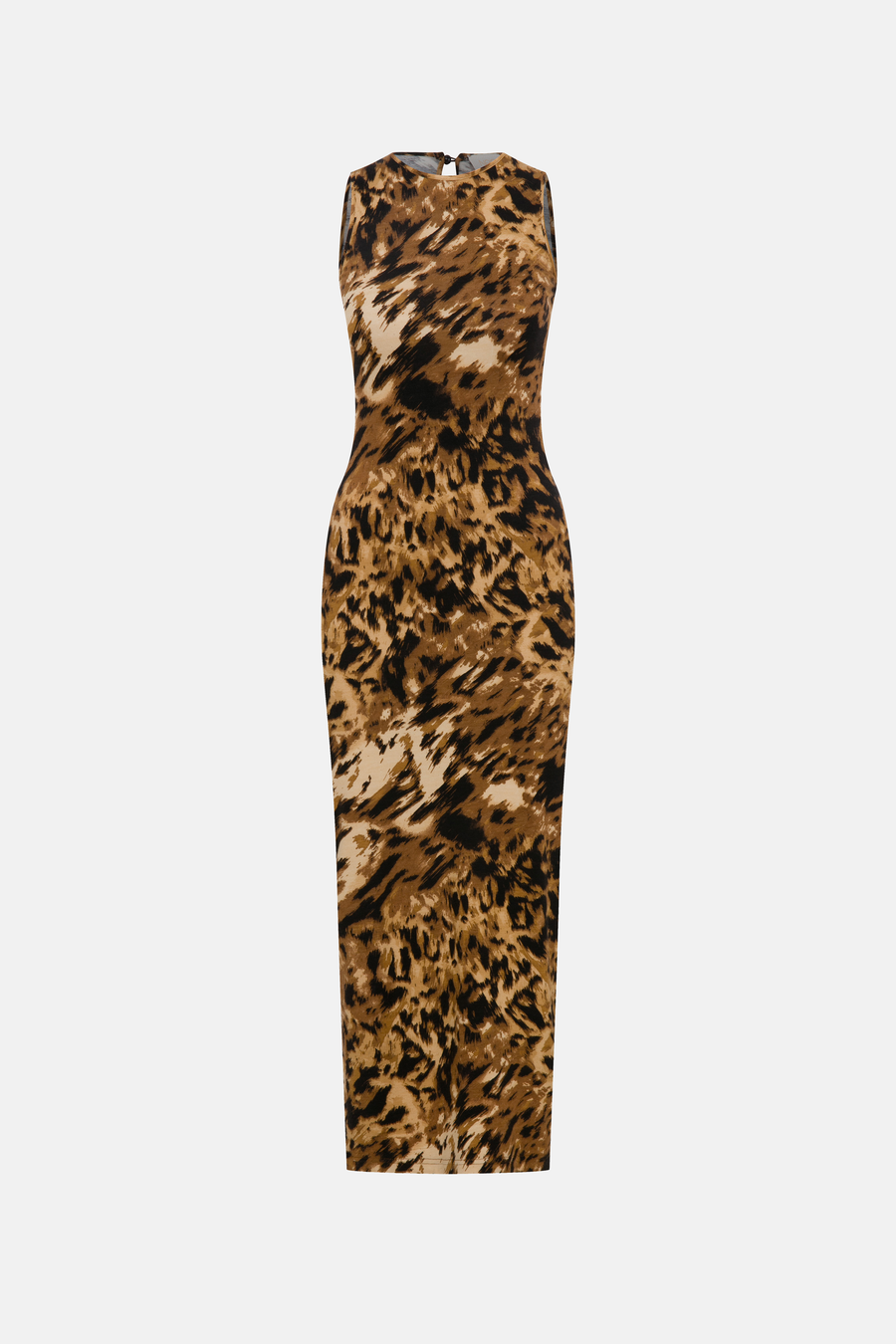 PARISA DRESS / BROWN LEOPARD PATTERN