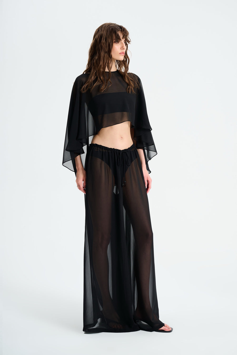 SUMMER CAPE / BLACK