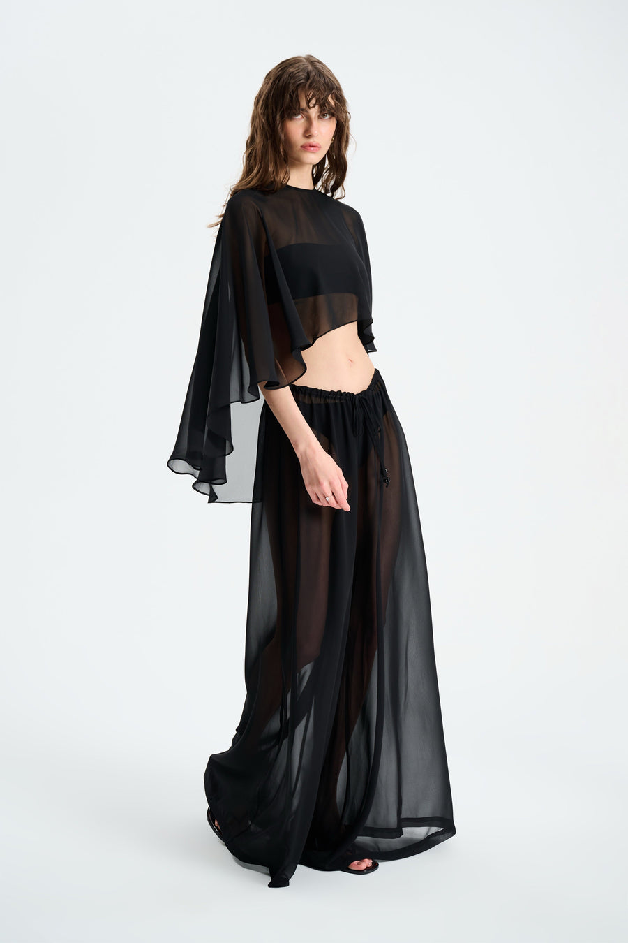 SUMMER CAPE / BLACK